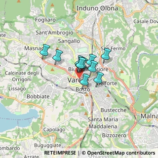 Mappa Corso Aldo Moro, 21100 Varese VA, Italia (0.87273)