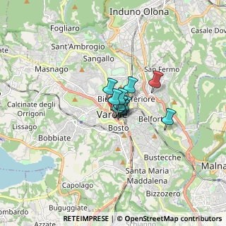 Mappa Corso Aldo Moro, 21100 Varese VA, Italia (0.6)