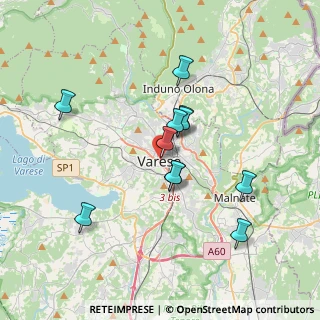 Mappa Oviesse, 21100 Varese VA, Italia (3.14091)