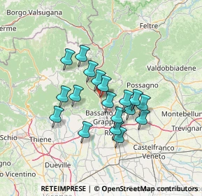 Mappa Via Cesare Battisti, 36020 Solagna VI, Italia (10.59222)