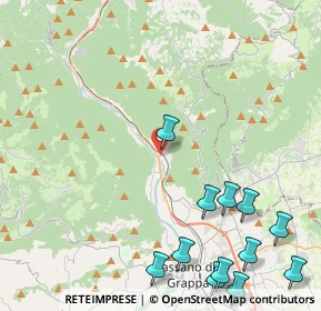 Mappa Via Cesare Battisti, 36020 Solagna VI, Italia (5.8625)