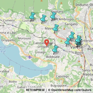 Mappa Via Valle Luna, 21100 Varese VA, Italia (2.24273)