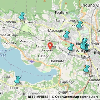 Mappa Via Valle Luna, 21100 Varese VA, Italia (2.85417)