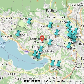 Mappa Via Valle Luna, 21100 Varese VA, Italia (2.3715)