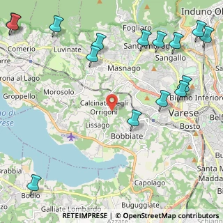 Mappa Via Valle Luna, 21100 Varese VA, Italia (3.12733)