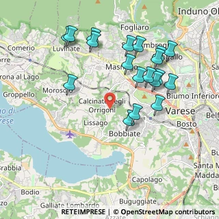 Mappa Via Valle Luna, 21100 Varese VA, Italia (2.03211)