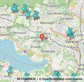 Mappa Via Valle Luna, 21100 Varese VA, Italia (3.48588)