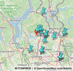 Mappa Via Valle Luna, 21100 Varese VA, Italia (15.21563)