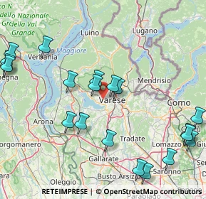 Mappa Via Valle Luna, 21100 Varese VA, Italia (20.4635)