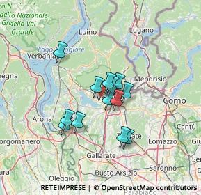 Mappa Via Valle Luna, 21100 Varese VA, Italia (9.62231)