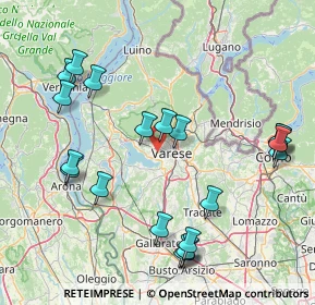 Mappa Via Valle Luna, 21100 Varese VA, Italia (18.096)