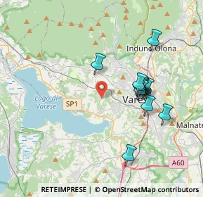 Mappa Via Valle Luna, 21100 Varese VA, Italia (3.36333)