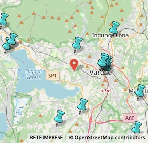 Mappa Via Valle Luna, 21100 Varese VA, Italia (5.14625)