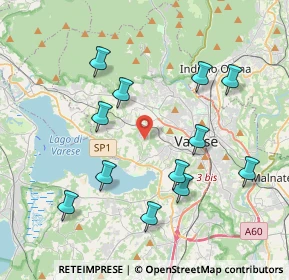 Mappa Via Valle Luna, 21100 Varese VA, Italia (3.99833)
