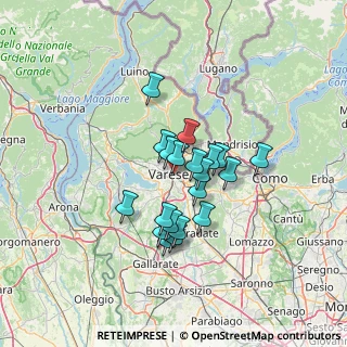 Mappa Via Monte Santo, 21100 Varese VA, Italia (9.938)