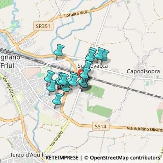 Mappa Via Lino Stabile, 33052 Cervignano del Friuli UD, Italia (0.51667)