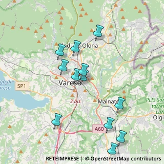 Mappa Via Cherso, 21100 Varese VA, Italia (3.945)