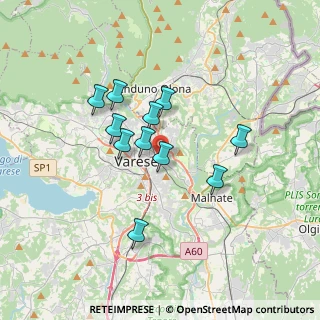 Mappa Via Tonale, 21100 Varese VA, Italia (2.80545)