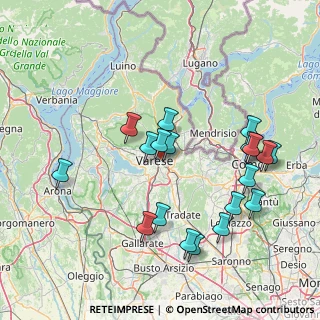 Mappa Via Cherso, 21100 Varese VA, Italia (16.097)