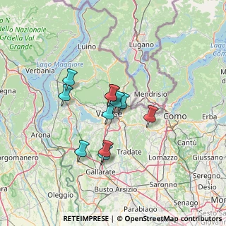Mappa Via Cherso, 21100 Varese VA, Italia (9.39091)