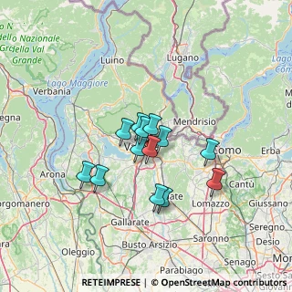 Mappa Via Tonale, 21100 Varese VA, Italia (9.60692)