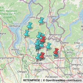 Mappa Via Cherso, 21100 Varese VA, Italia (10.60625)