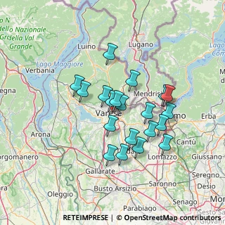 Mappa Via Tonale, 21100 Varese VA, Italia (11.4005)