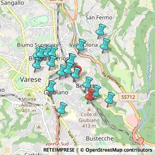 Mappa Via Tonale, 21100 Varese VA, Italia (0.8035)