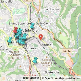Mappa Via Tonale, 21100 Varese VA, Italia (1.19778)