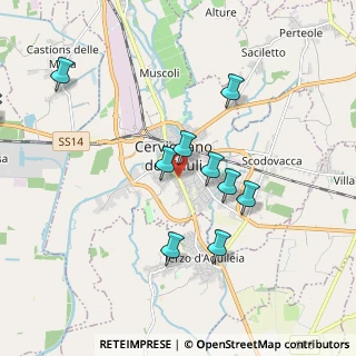 Mappa Via Torino, 33052 Cervignano del Friuli UD, Italia (2.375)
