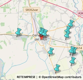 Mappa Via Torino, 33052 Cervignano del Friuli UD, Italia (4.2575)