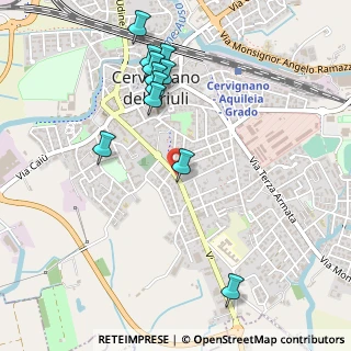 Mappa Via Torino, 33052 Cervignano del Friuli UD, Italia (0.53091)
