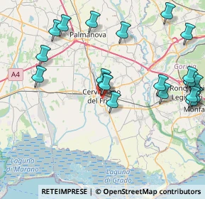 Mappa Via Torino, 33052 Cervignano del Friuli UD, Italia (9.5635)