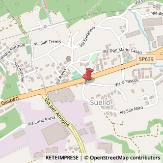 Mappa Via San Miro, 25, 23867 Suello, Lecco (Lombardia)