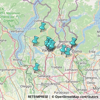 Mappa Via Quarnero, 21100 Varese VA, Italia (7.68929)