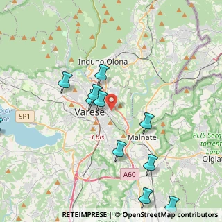 Mappa Via Quarnero, 21100 Varese VA, Italia (4.53818)