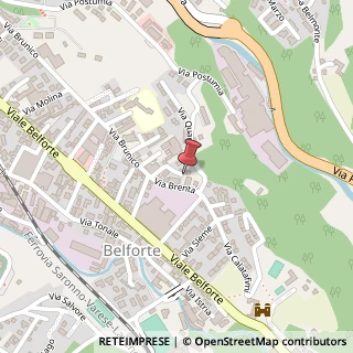 Mappa Via Brunico,  97, 21100 Varese, Varese (Lombardia)