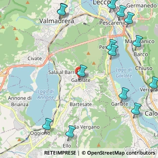 Mappa Via Camillo Cavour, 23851 Galbiate LC, Italia (3.065)