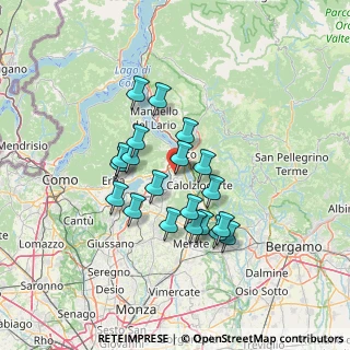 Mappa Via Camillo Cavour, 23851 Galbiate LC, Italia (11.2575)