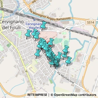 Mappa Viale Aldo Moro, 33052 Cervignano del Friuli UD, Italia (0.3)