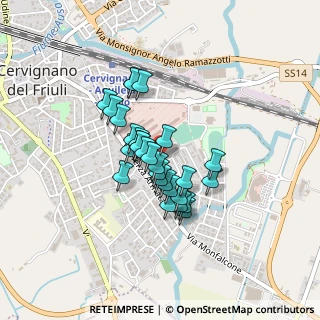 Mappa Viale Aldo Moro, 33052 Cervignano del Friuli UD, Italia (0.30179)