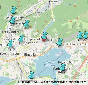 Mappa Via E. Scheibler, 22030 Eupilio CO, Italia (2.76231)