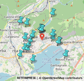 Mappa Via E. Scheibler, 22030 Eupilio CO, Italia (1.5625)