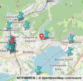 Mappa Via E. Scheibler, 22030 Eupilio CO, Italia (2.87333)