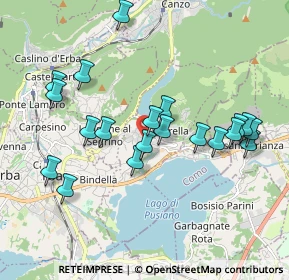 Mappa Via E. Scheibler, 22030 Eupilio CO, Italia (1.8795)