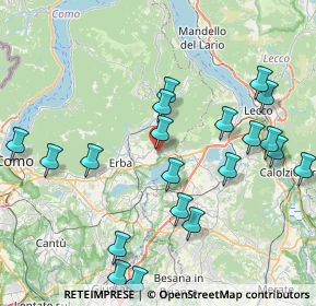 Mappa Via E. Scheibler, 22030 Eupilio CO, Italia (9.056)