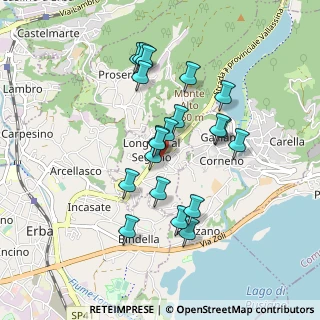 Mappa Via Armando Diaz, 22030 Longone Al Segrino CO, Italia (0.7795)