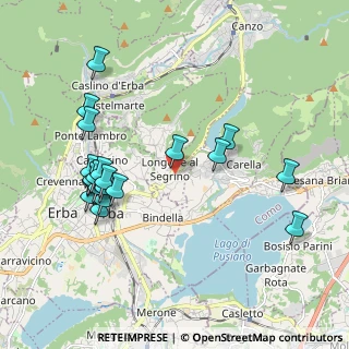 Mappa Via Armando Diaz, 22030 Longone Al Segrino CO, Italia (2.0705)