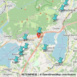 Mappa Via Boschetto, 23867 Suello LC, Italia (2.69091)