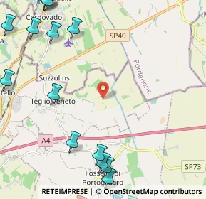 Mappa Via Parz, 30025 Teglio Veneto VE, Italia (3.6285)